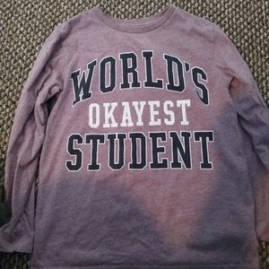 Long sleeve boys t-shirt